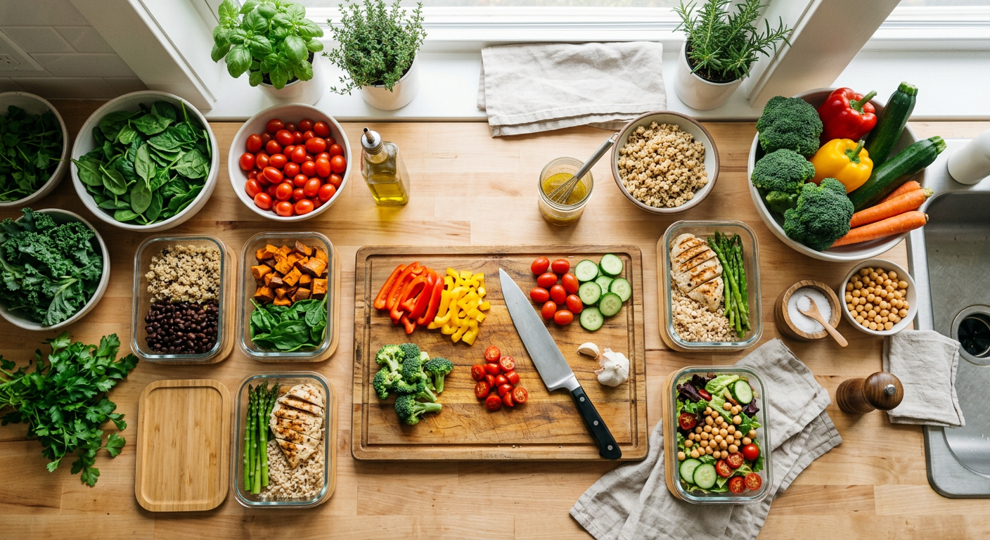 Healthy meal prep